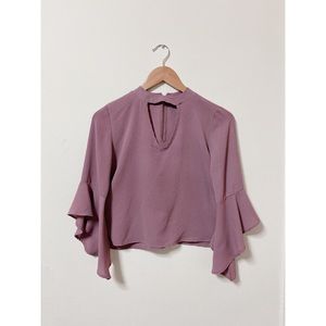 AGACI Lavender Blouse